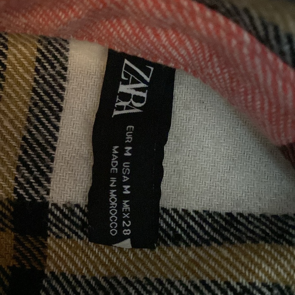 Zara Tailored Flannel M - Picture 4 of 5